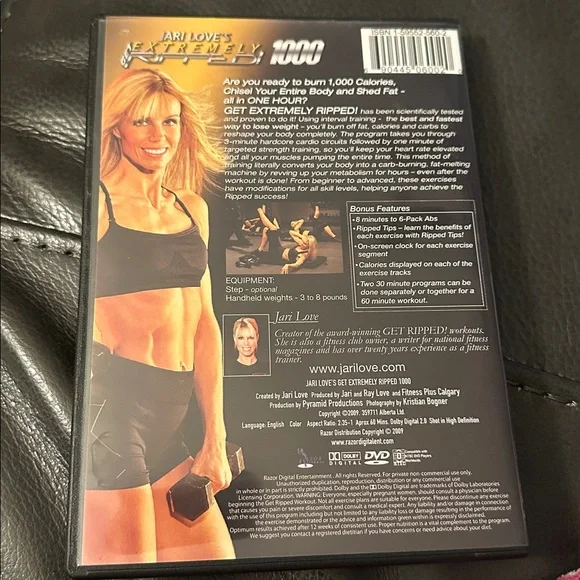 Jari Love's Get Extremely Ripped workout DVD - Picture 2 of 3